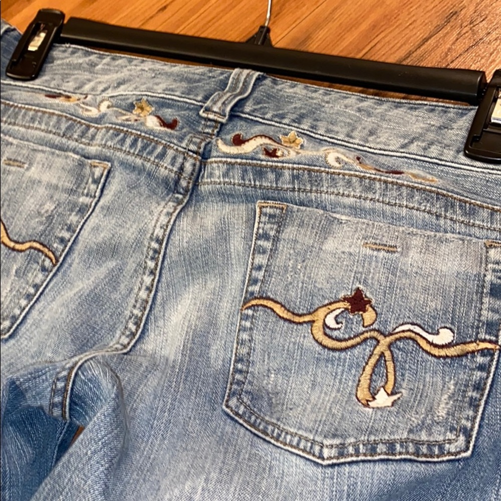 GUESS hard-to-find vintage star flare Jeans